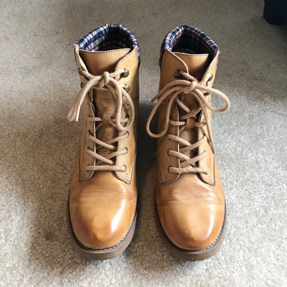 Rampage lace up fall booties