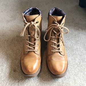 Rampage lace up fall booties