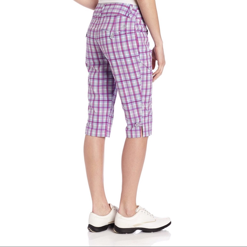 ❌SOLD❌ Adidas - ClimaLite Plaid Pants - Size 2 - Picture 2 of 7