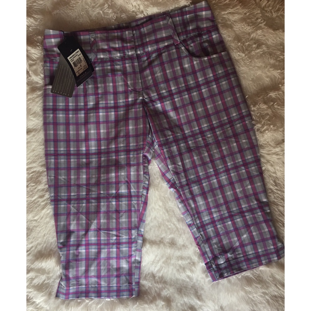 ❌SOLD❌ Adidas - ClimaLite Plaid Pants - Size 2 - Picture 3 of 7