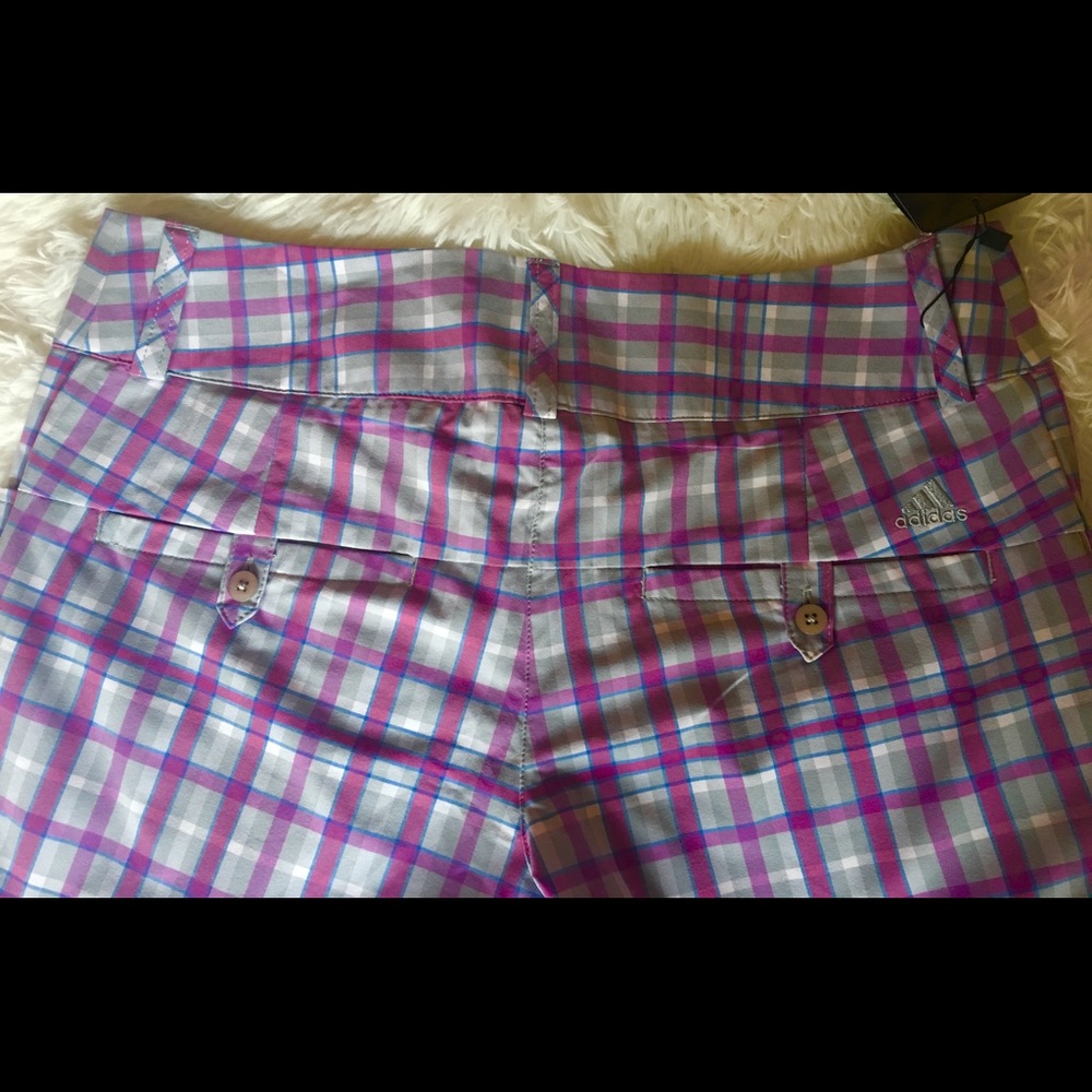 ❌SOLD❌ Adidas - ClimaLite Plaid Pants - Size 2 - Picture 5 of 7