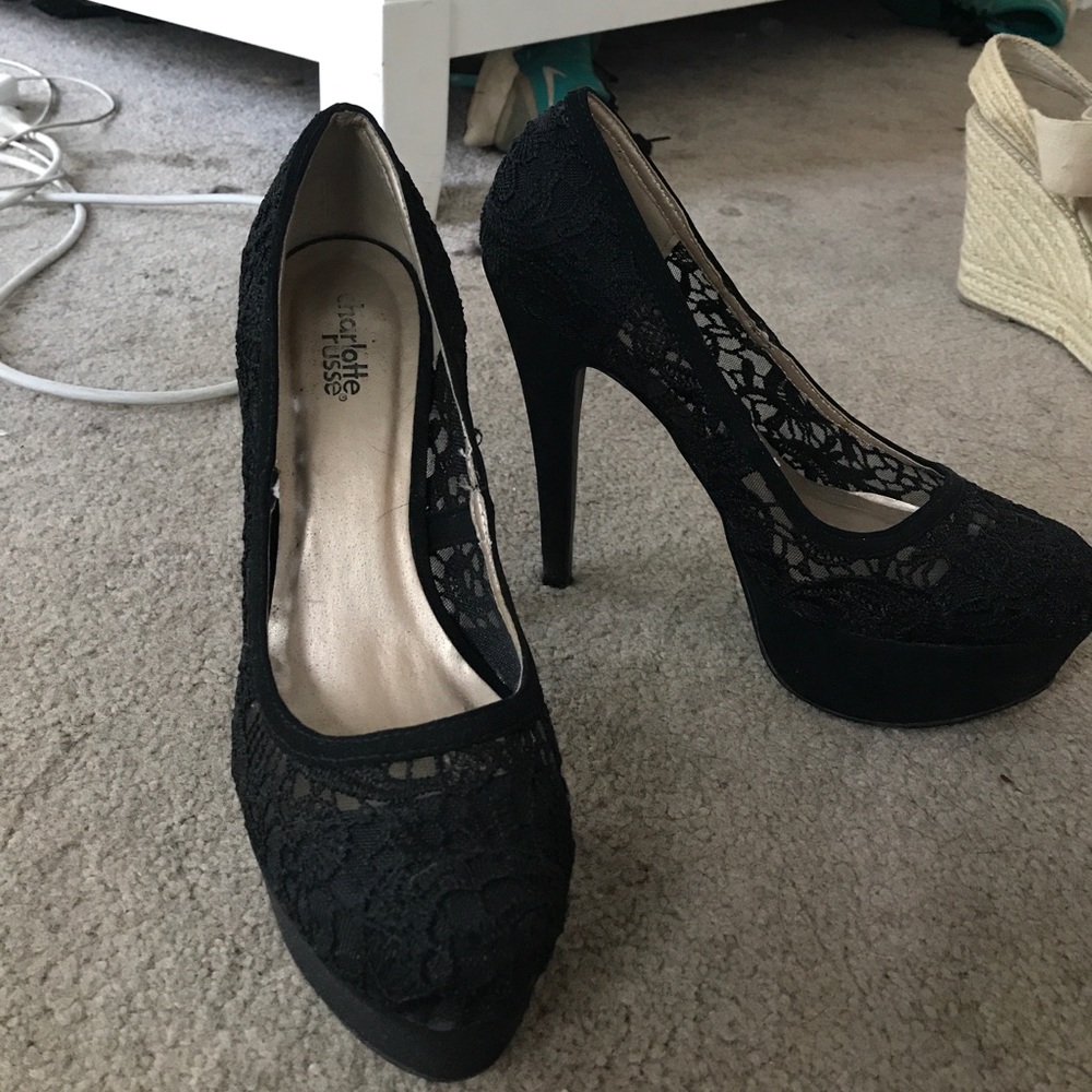 Black heels