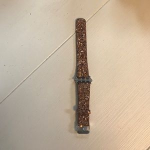 Rose gold glitter I watch band