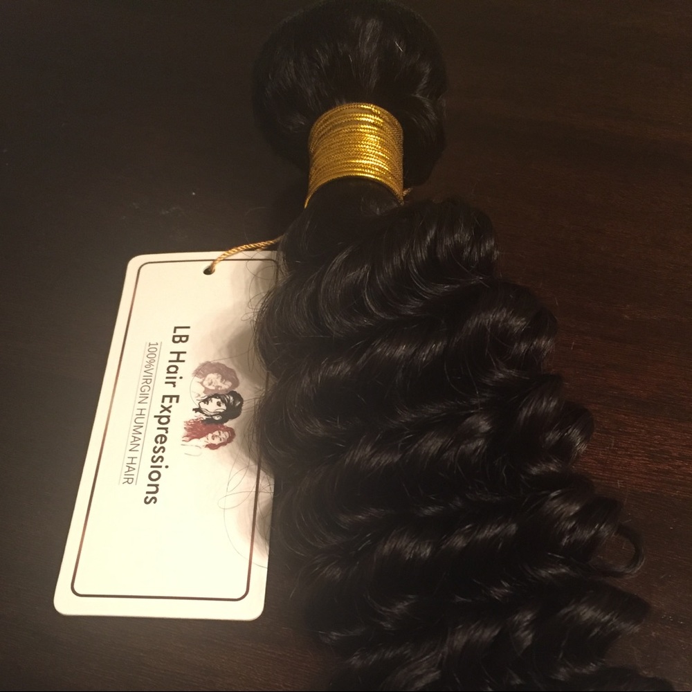 Deep wave Brazilian 100% virgin hair