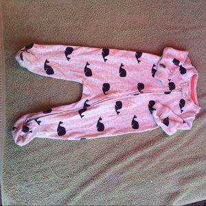 Baby Gap Zipper Pajama with Whales