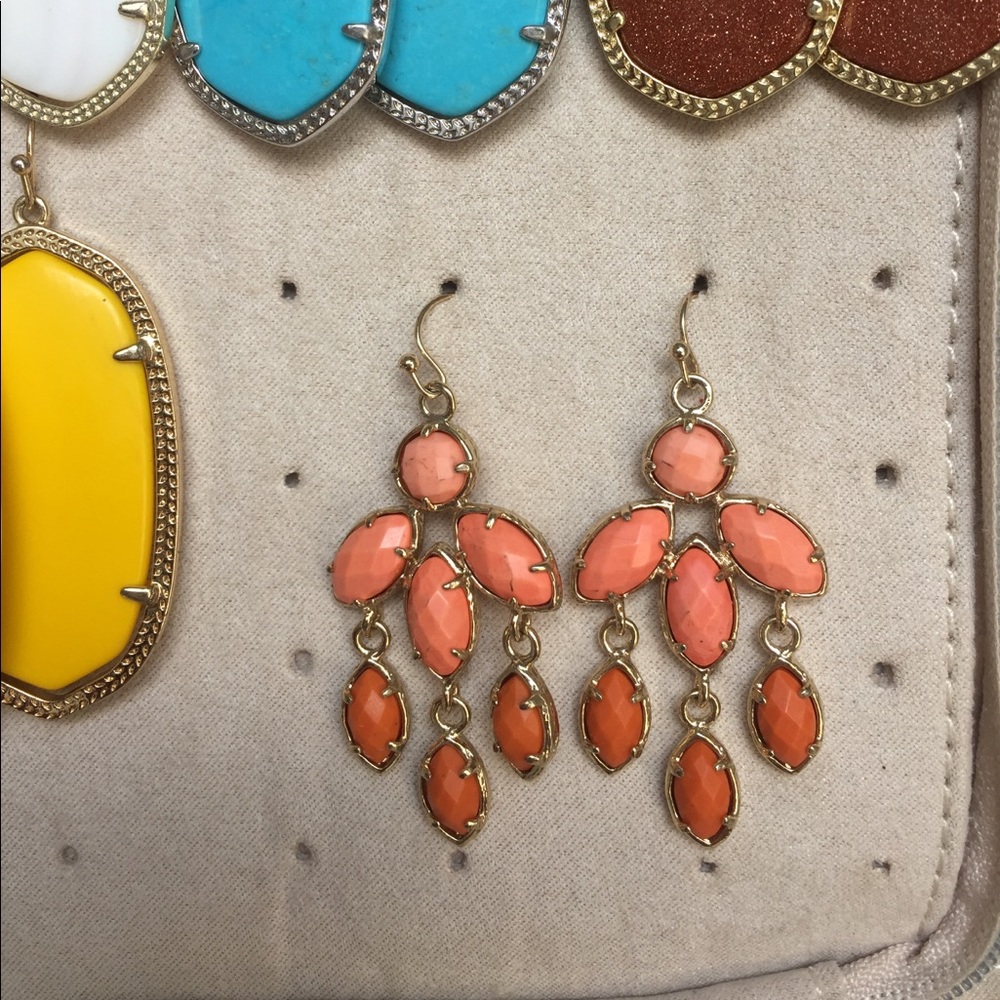 Kendra Scott Coral Earrings