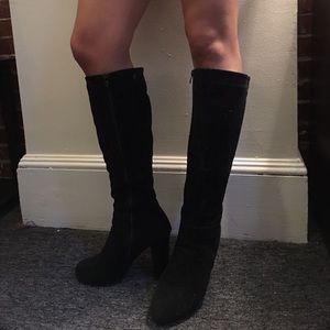 Brand New High Heeled Black Boots