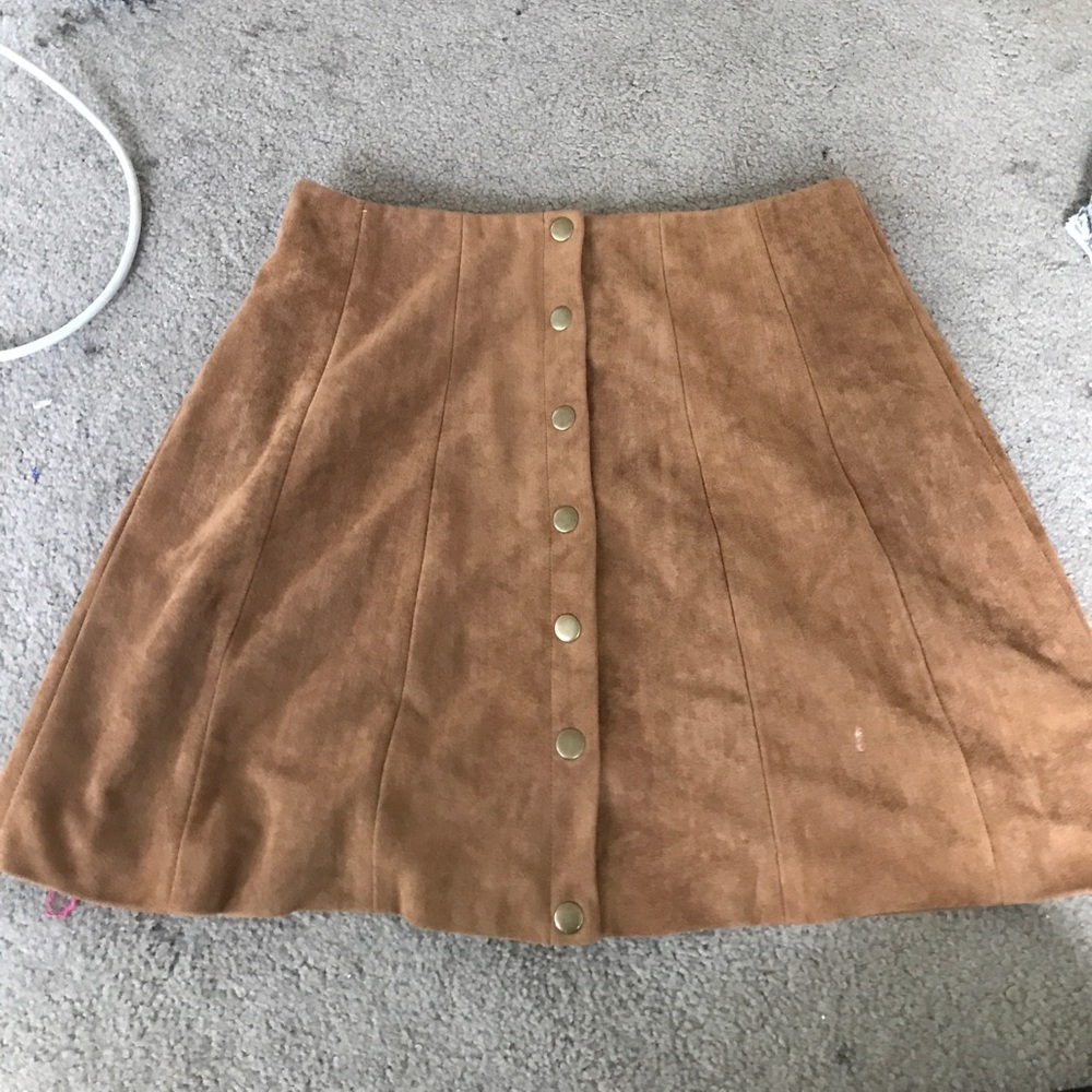 Brown skirt Pacsun
