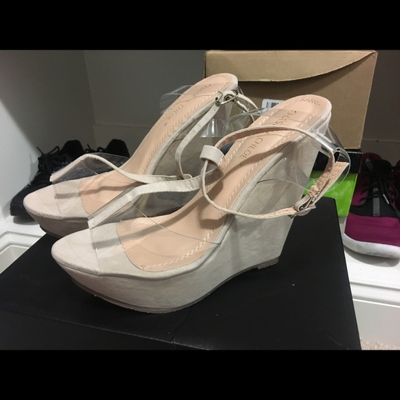 Chase & Chloe wedge sandals - Picture 2 of 3