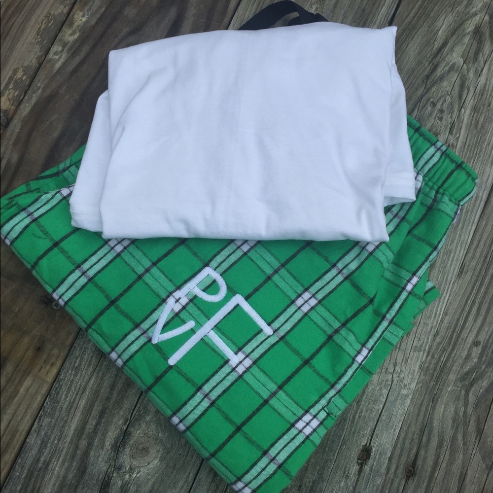 Christmas Pajamas monogrammed for family photos