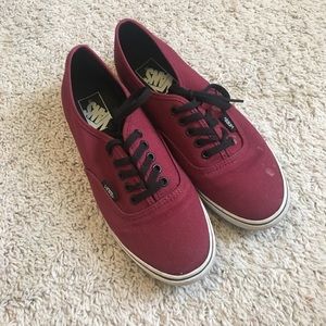Maroon Vans