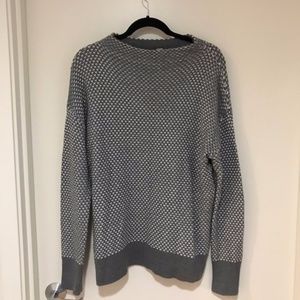 Caslon - Grey and White Sweater