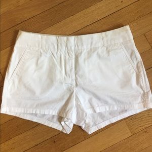 White chino J.Crew shorts