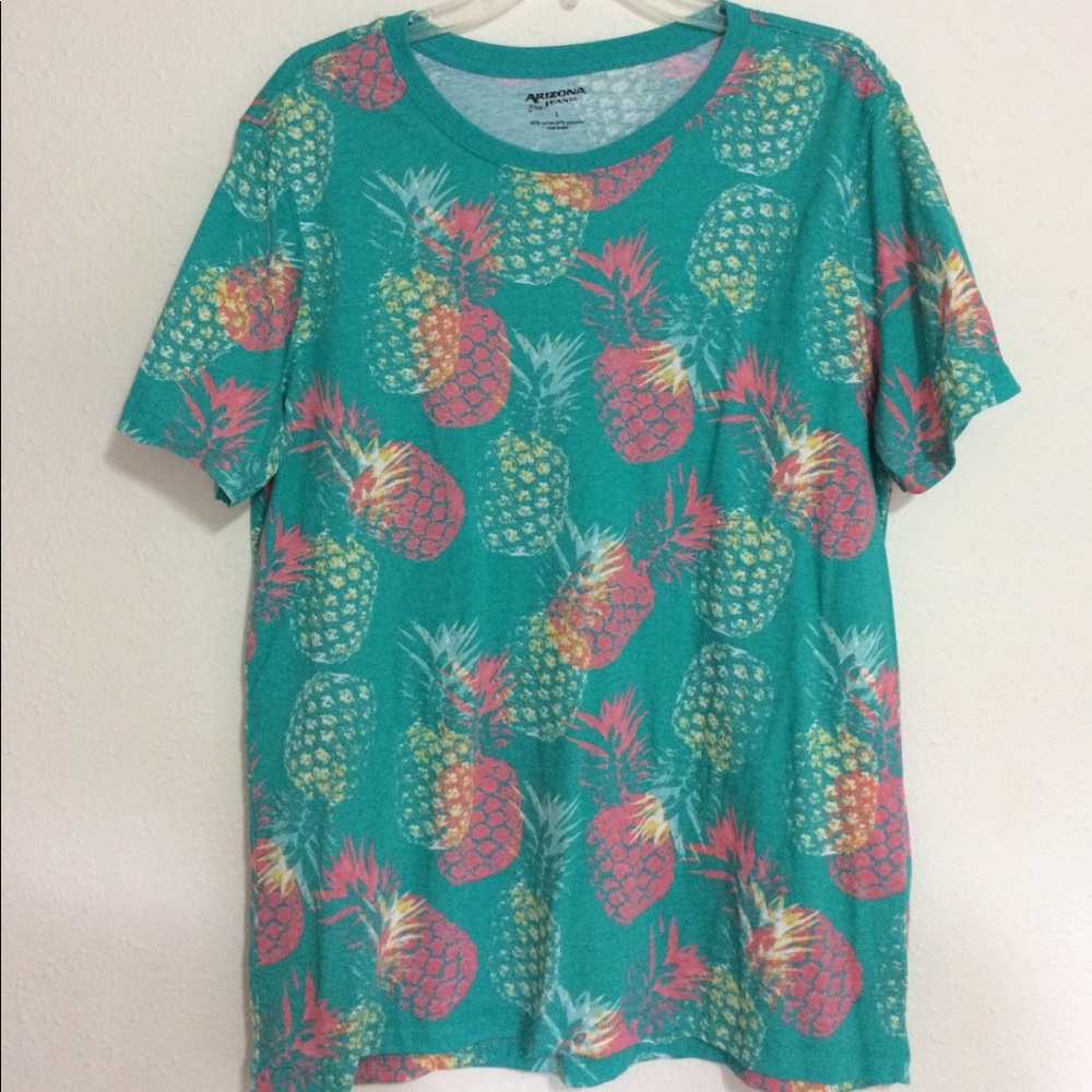 Multicolored pineapple shirt Arizona jean company