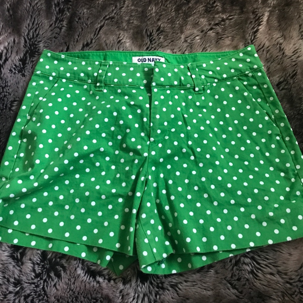 Green shorts