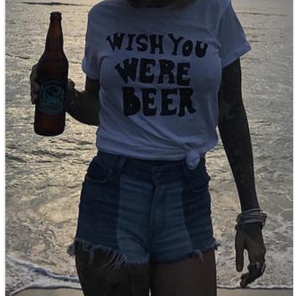 Wish You Were Beer - Tee - Picture 2 of 3