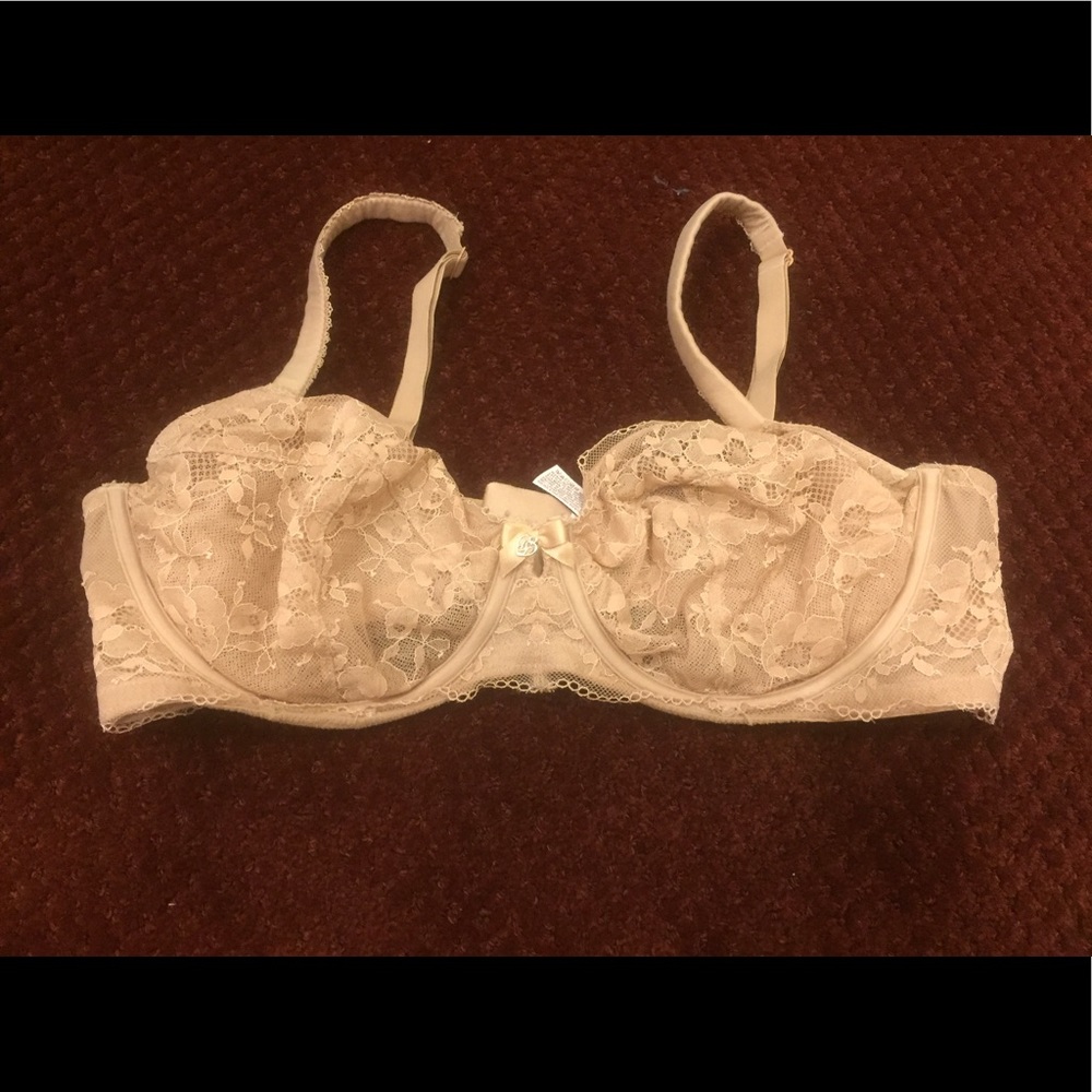 Tan unlined Demi bra