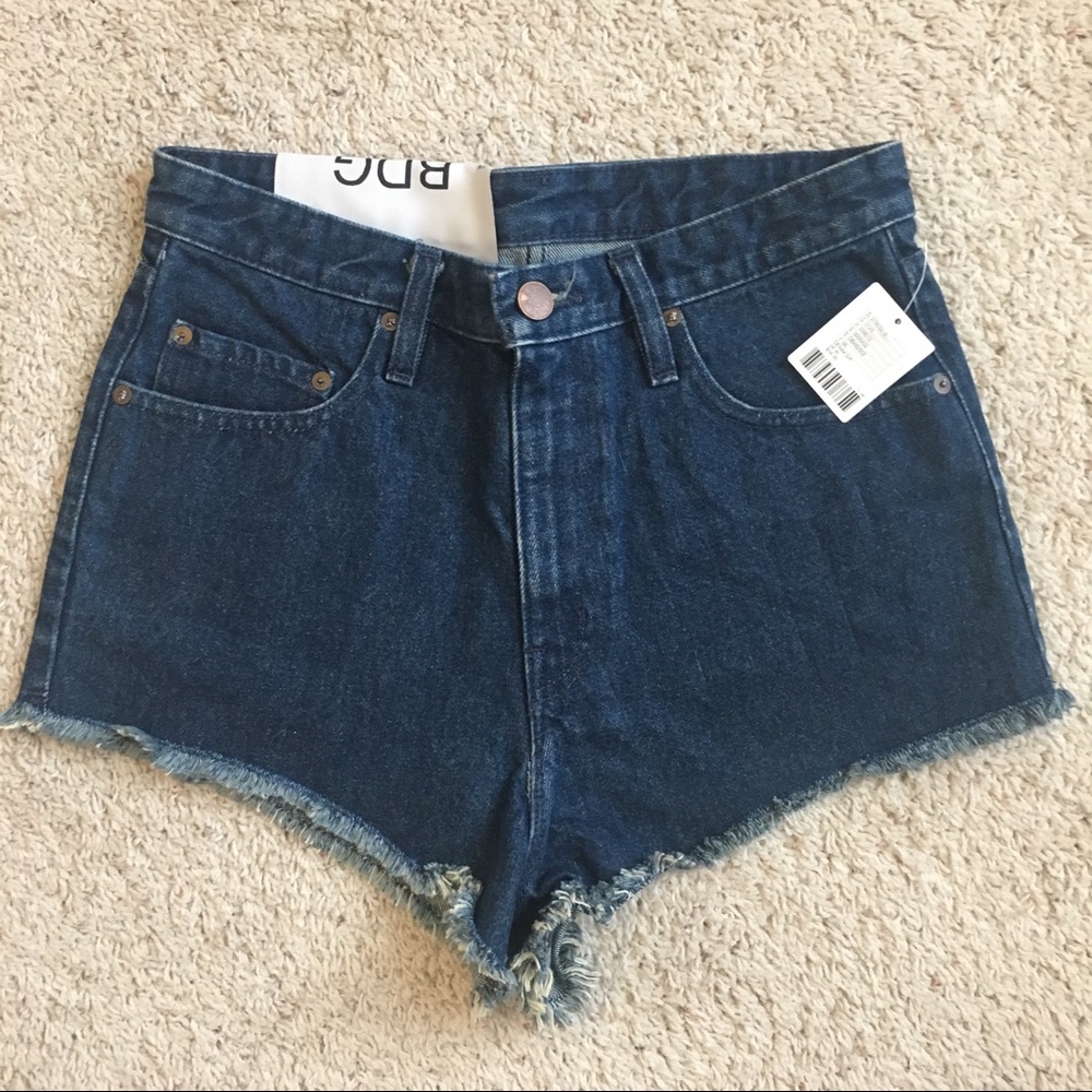 BDG High Waisted Cheeky Jean Shorts