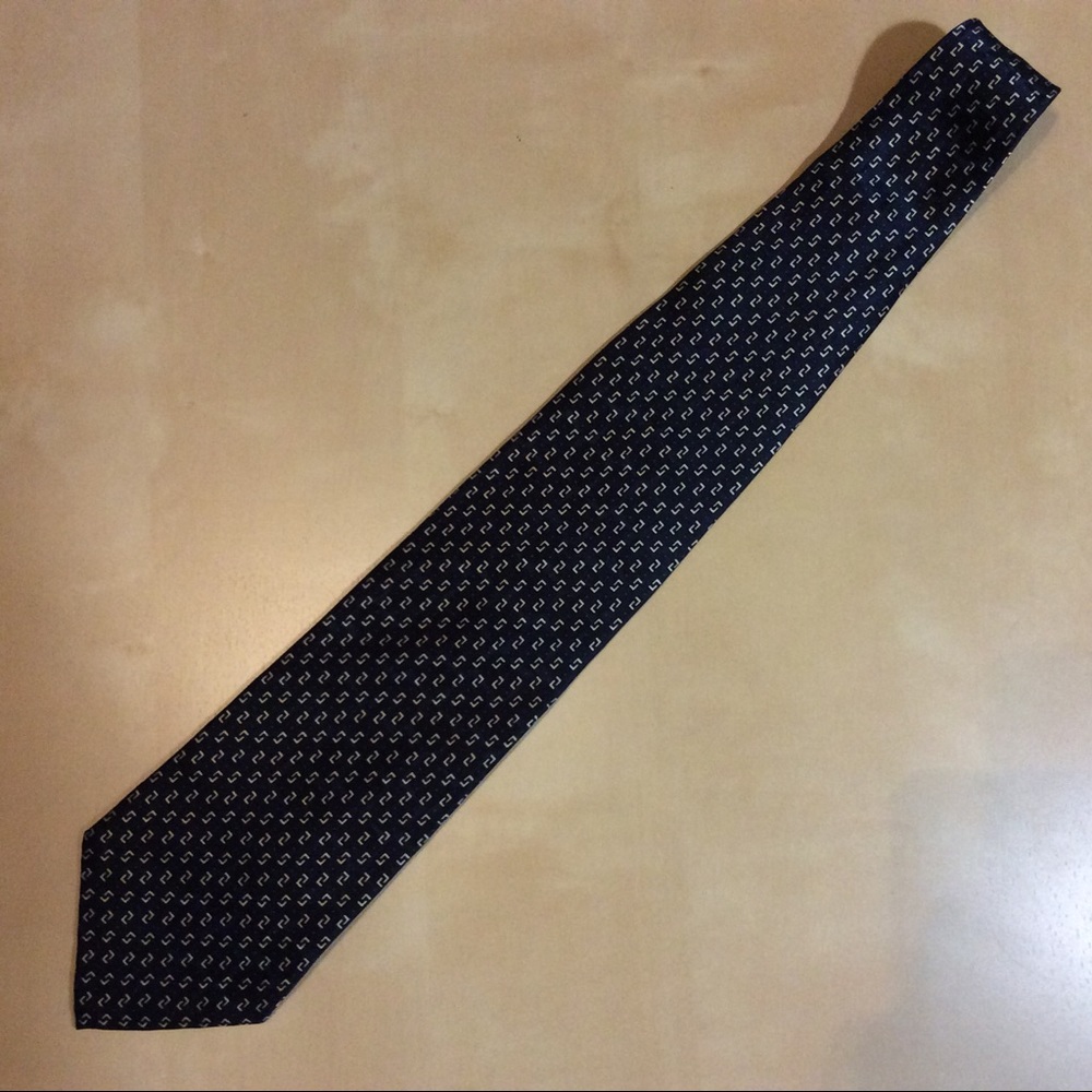 BRUNO SATCHI Patterned Silk Tie