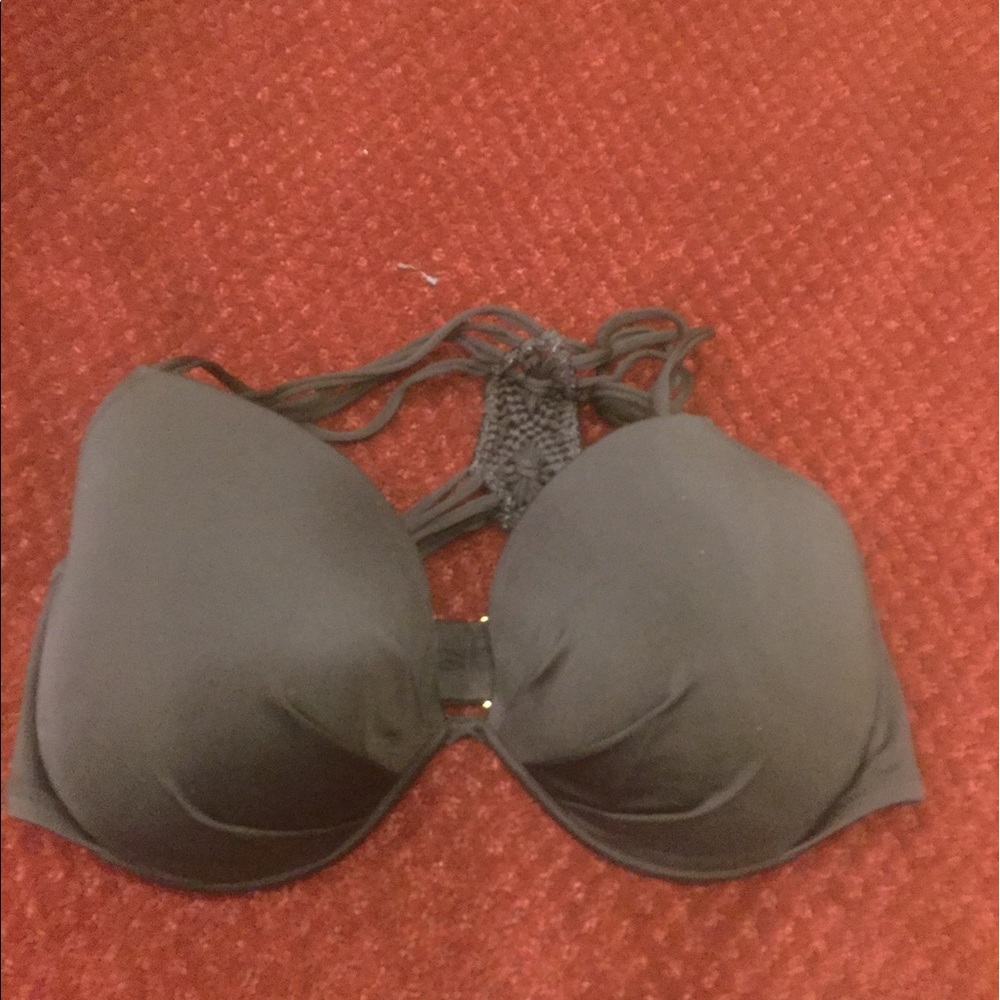 Super cute black baiting suit top