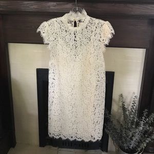 Cream Lace Rachel Zoe Dress