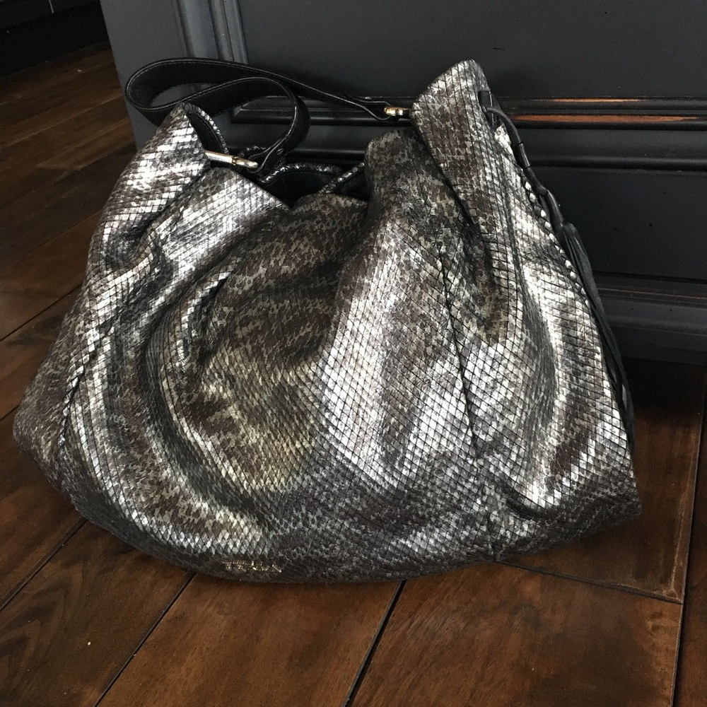 NWT Furla snakeskin shoulder bag