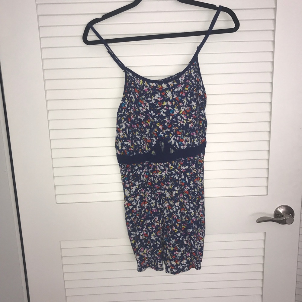 Floral Target romper —size medium