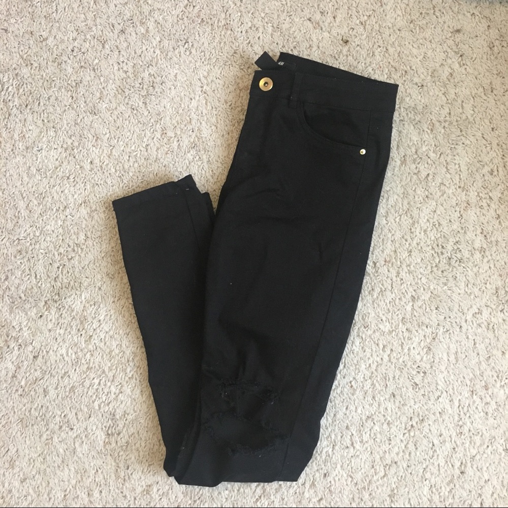 Black Ripped Jeans