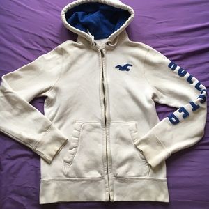 Hollister Small White Hoodie