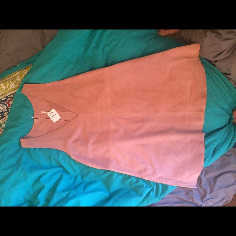 Free people retro love suede dress