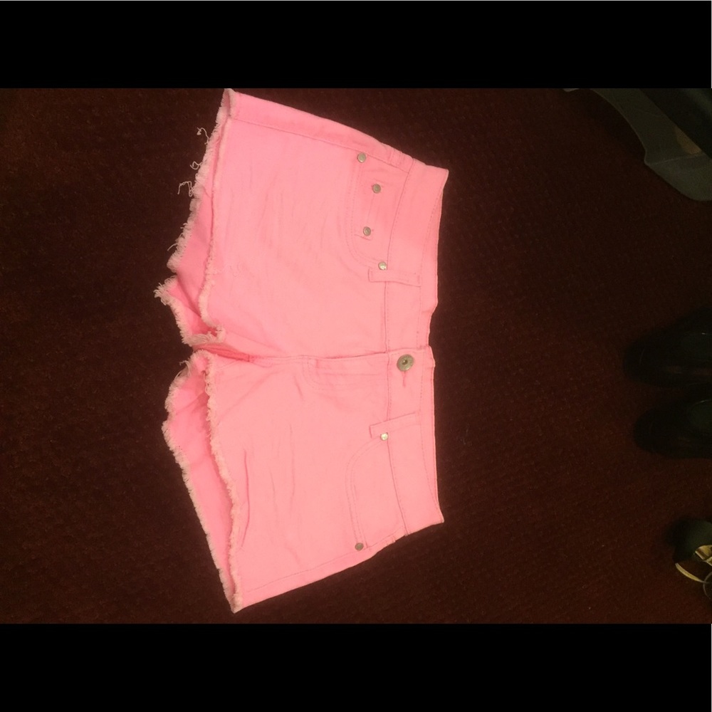 Pink shorts