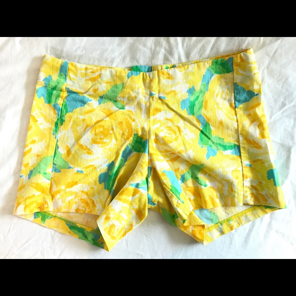 Lilly Pulitzer Yellow Deenie Short