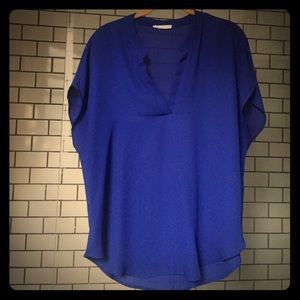 Lush royal blue top