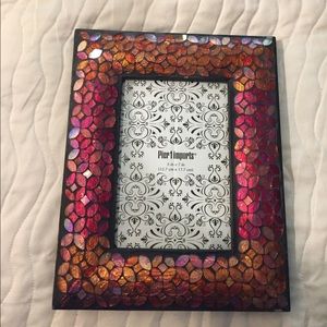 NWT Pink and orange stone photo frame