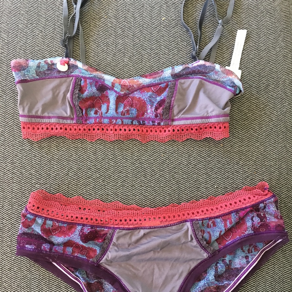 Maaji sheer elephant bralette.