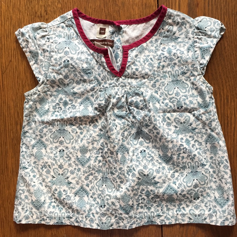 Tea Collection Cotton Poplin top, 3t