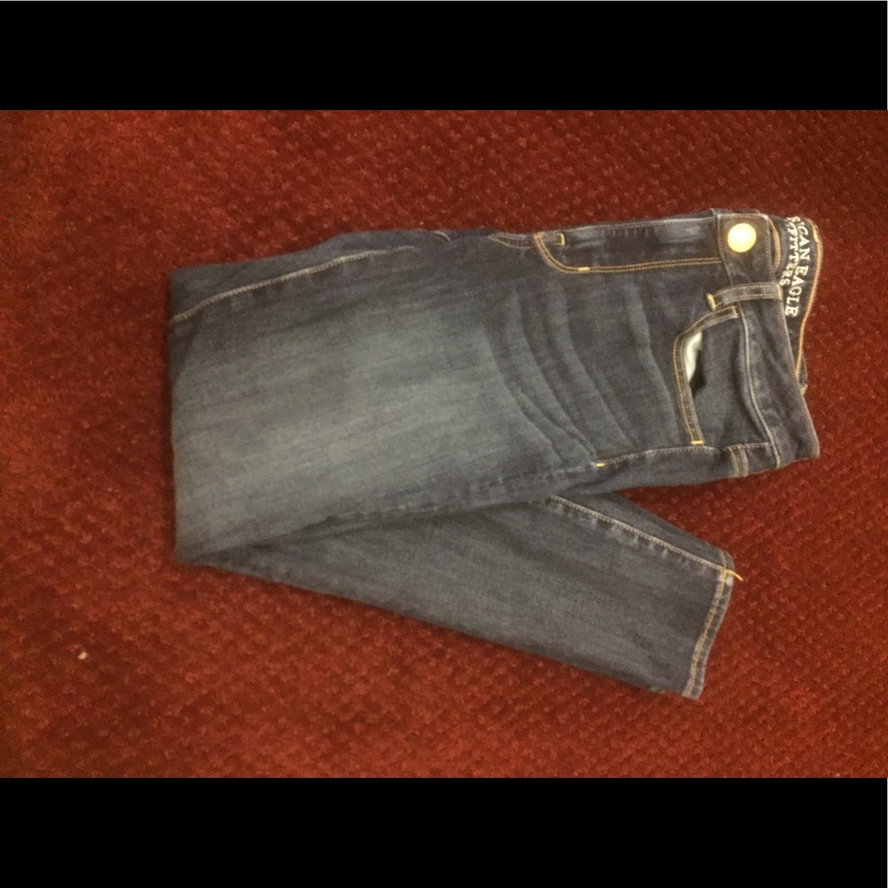 Super cute dark jean jeggings hi-rise