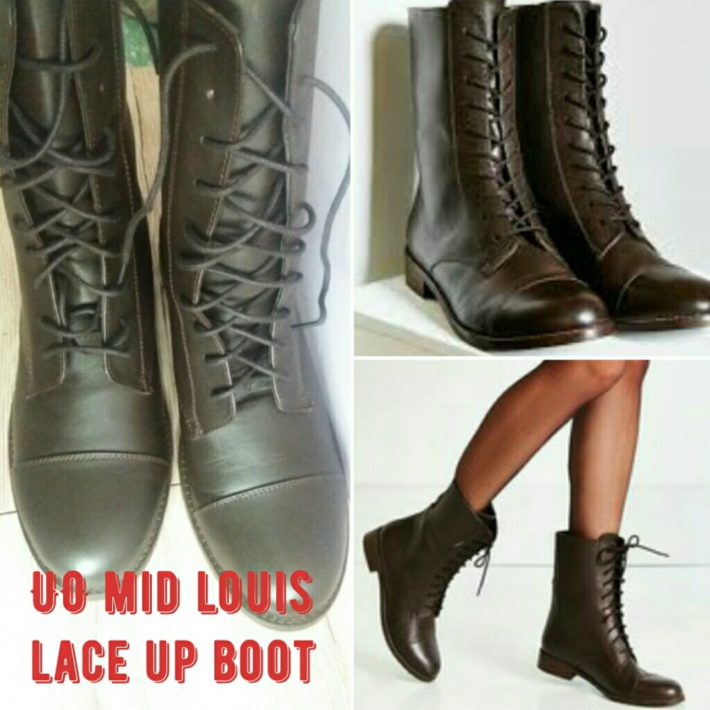 😙SOLD😚✌✌✌Urban outfitters mid louis lace up boot