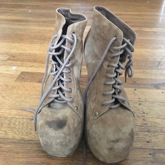 Trendy platform boot heels! - Picture 1 of 4