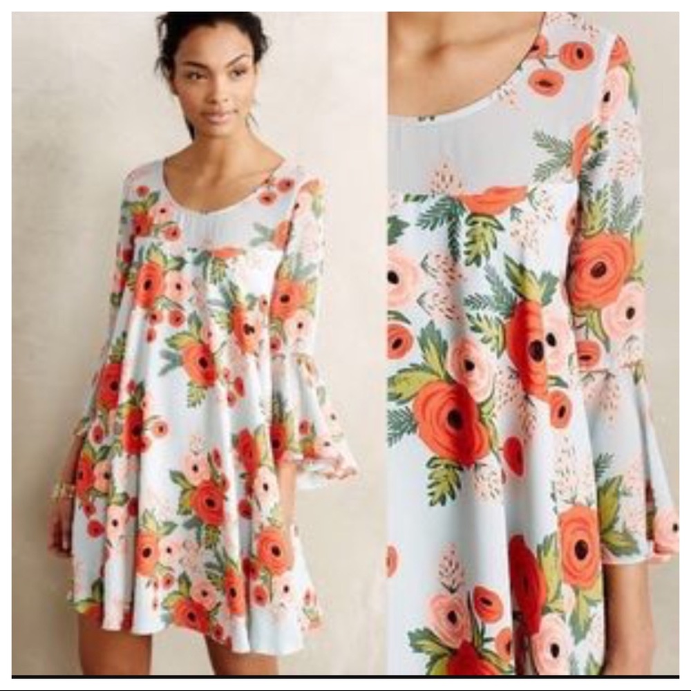 Paper Crown + Rifle Paper Fluttered Blooms Dress