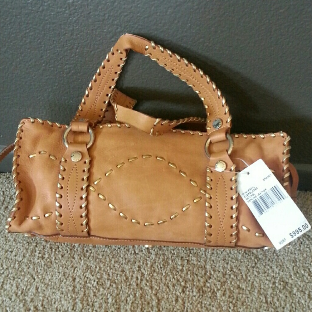Michael  Kors-  brandy color  small satchel