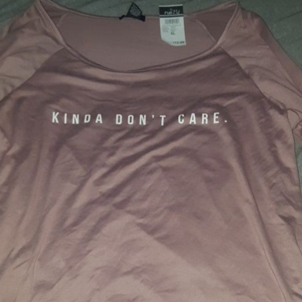 Half Sleeve "Kinda Don't Care" shirt