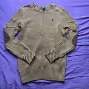 Polo Ralph Lauren Sweater fits like a Small Brown