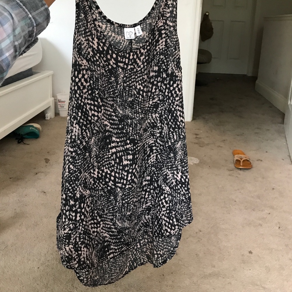 Navy Sleeveless blouse Nordstrom BP