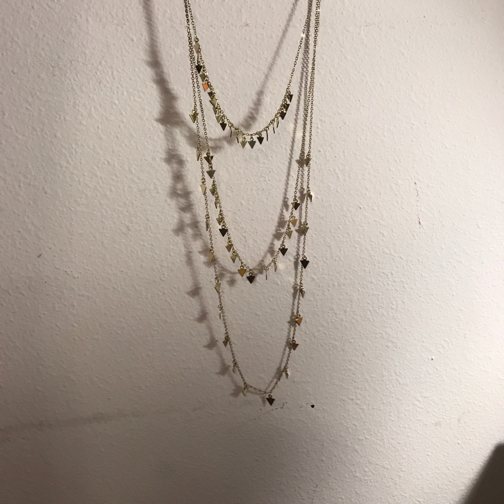 Gold layered necklace