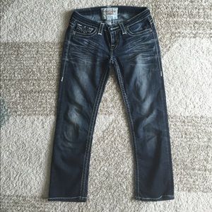 Big Star Capri Length Blue Jeans
