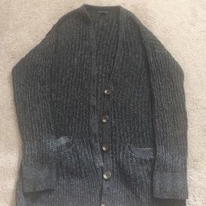 Cable knit cardigan