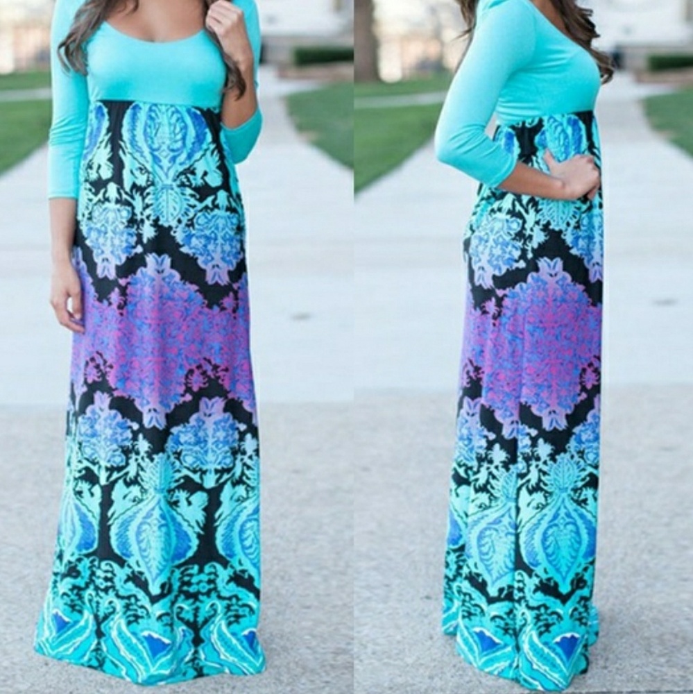 Floor length Maxi dress XL