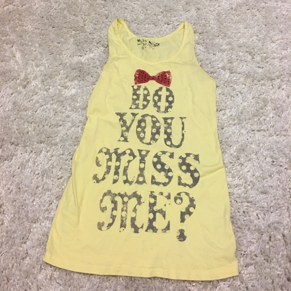 😍 Miss Me Girls tank top size S