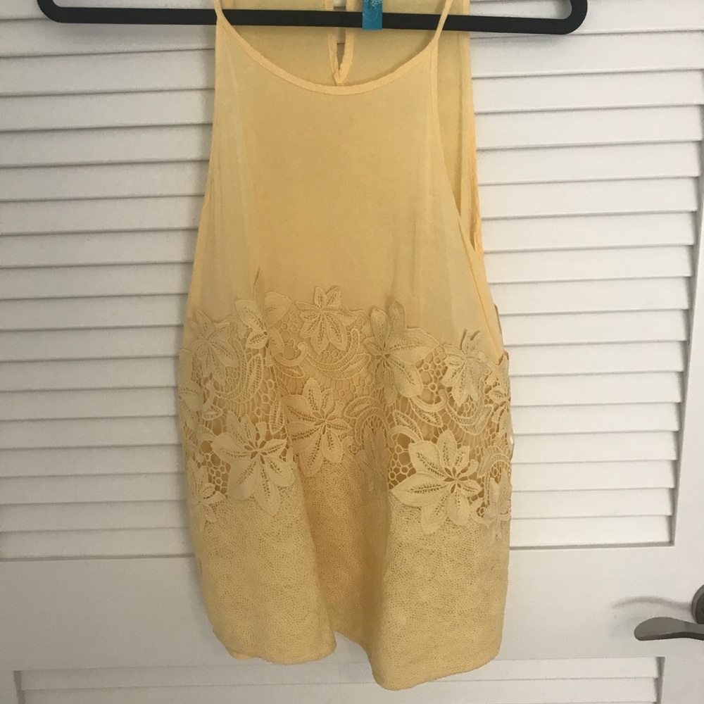Yellow tank top—large